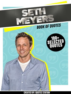 cover image of Seth Meyers